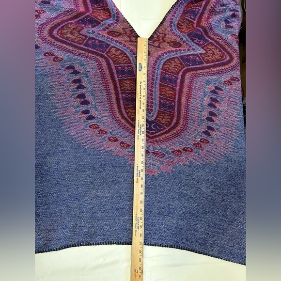 Multicolored Waterfall Sweater Cardigan Shawl One Size - Picture 7 of 7
